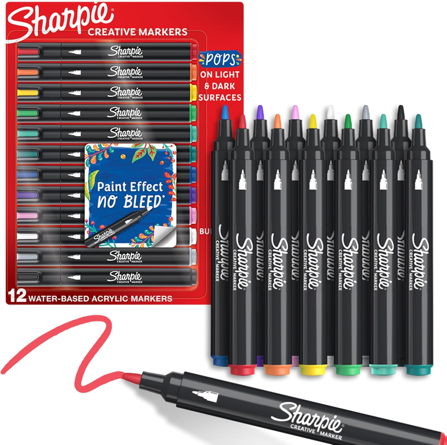 Water-Based Acrylic Markers