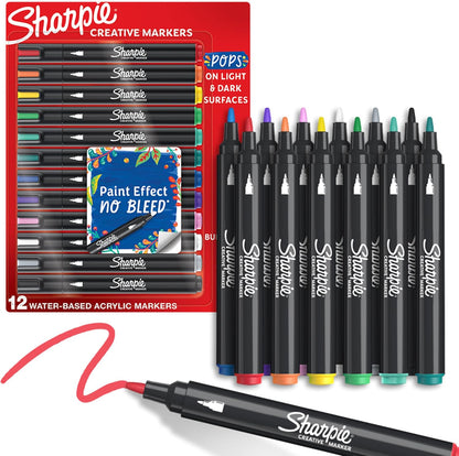 Water-Based Acrylic Markers
