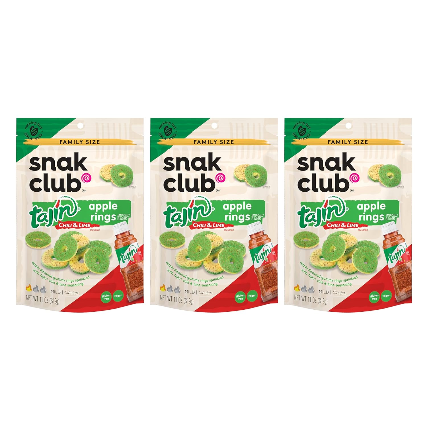 Snak Club Tajin Watermelon Rings 