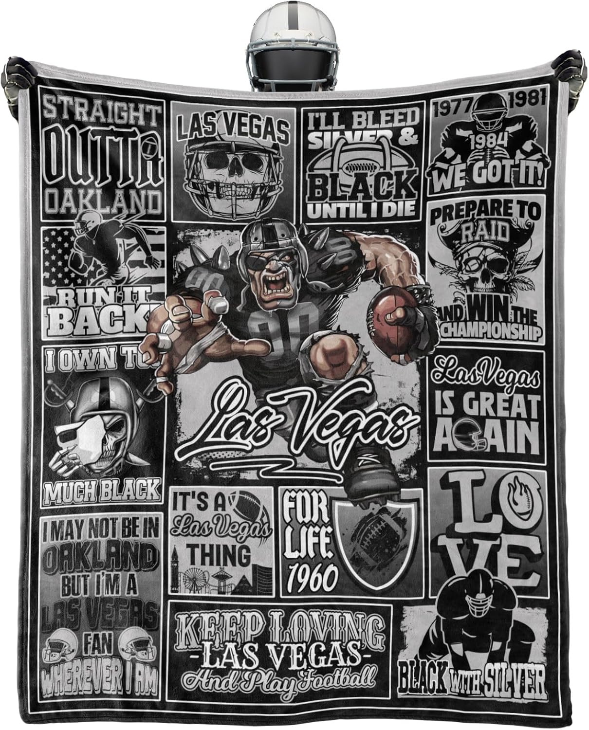 Football Throw Blanket 