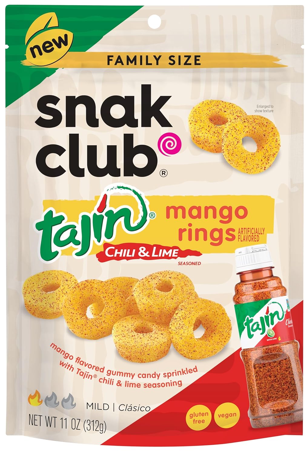Snak Club Tajin Watermelon Rings 