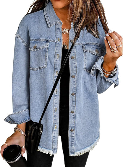 Vetinee Oversized Shacket 