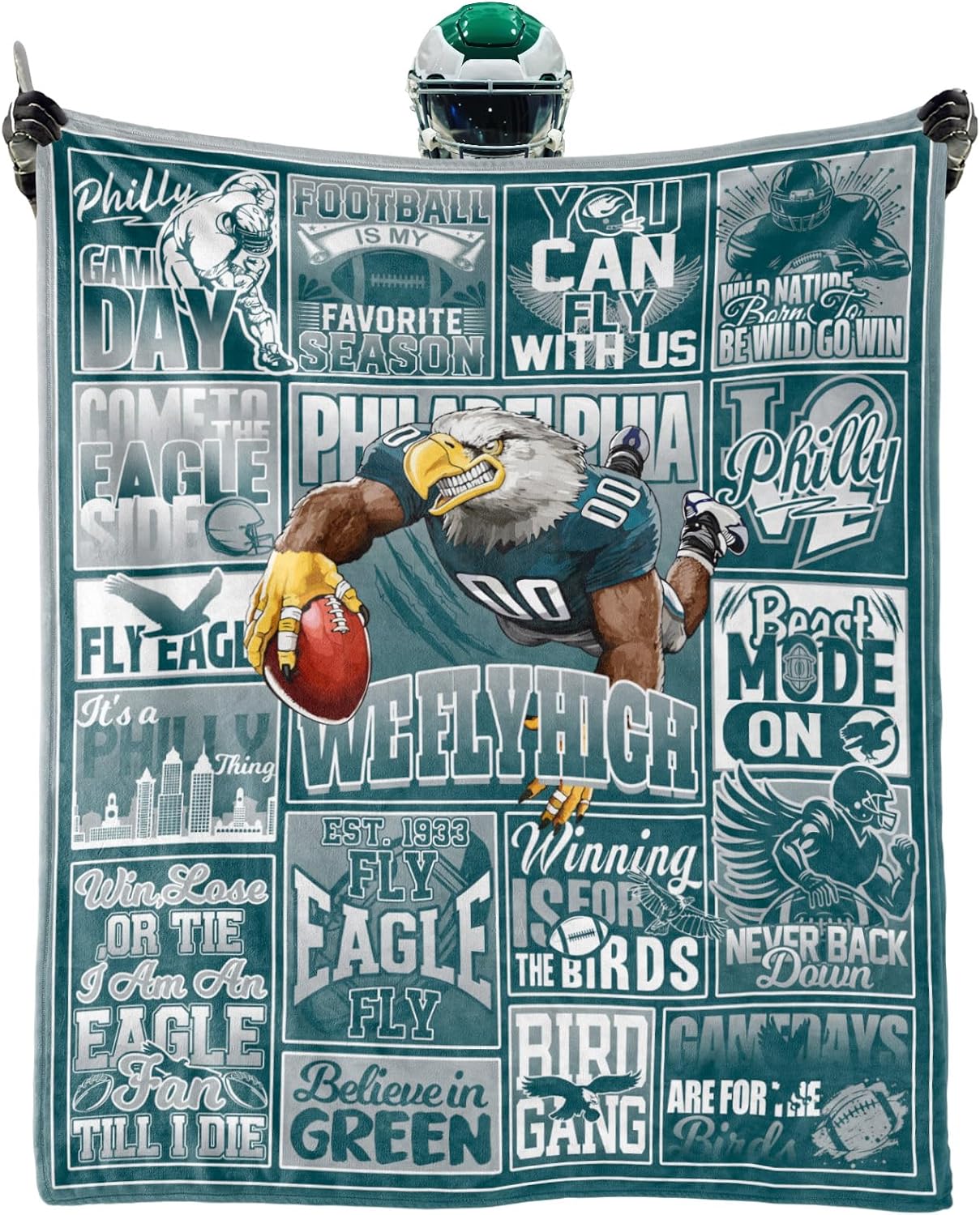 Football Throw Blanket 