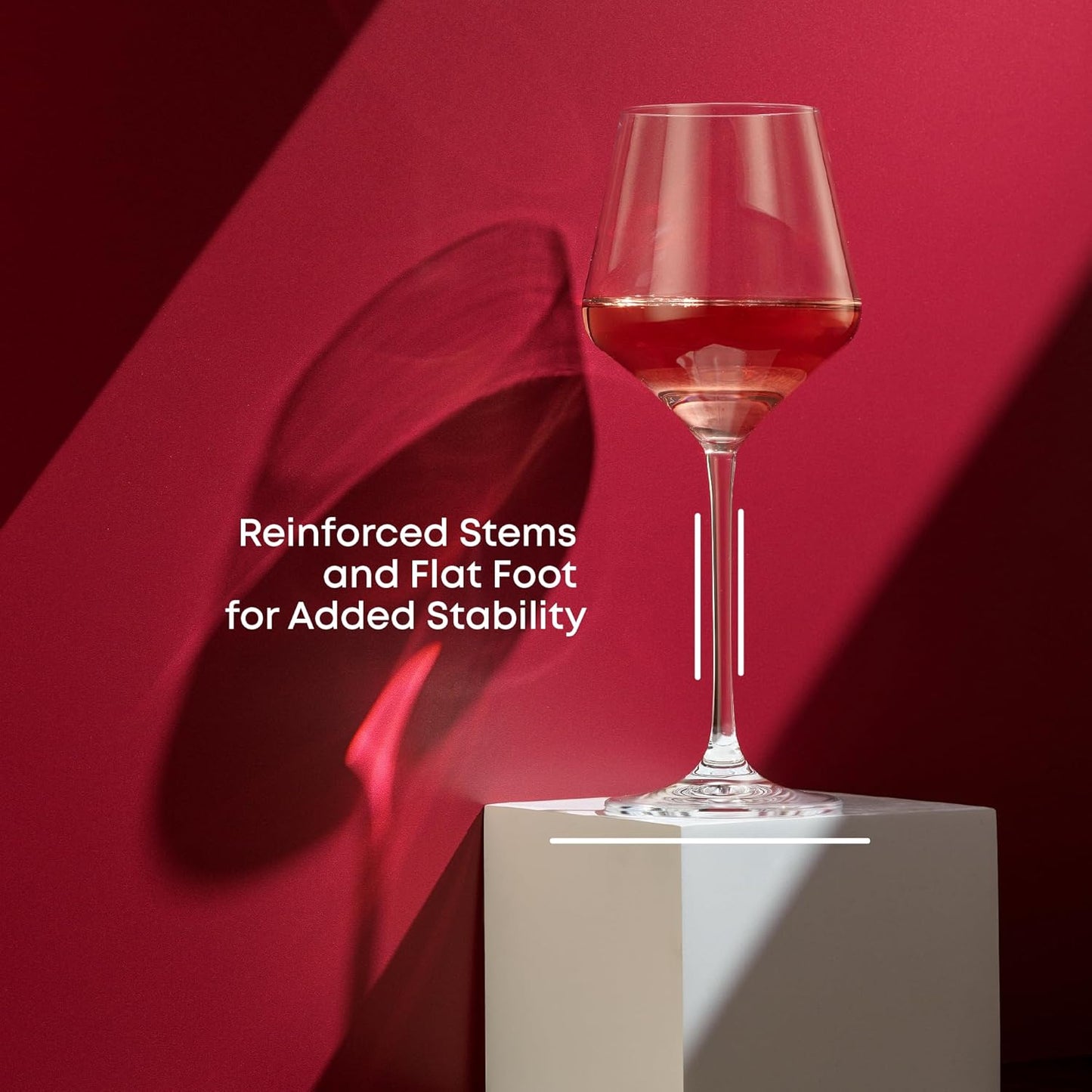 JoyJolt White Wine Glasses