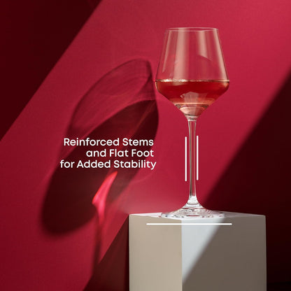 JoyJolt White Wine Glasses
