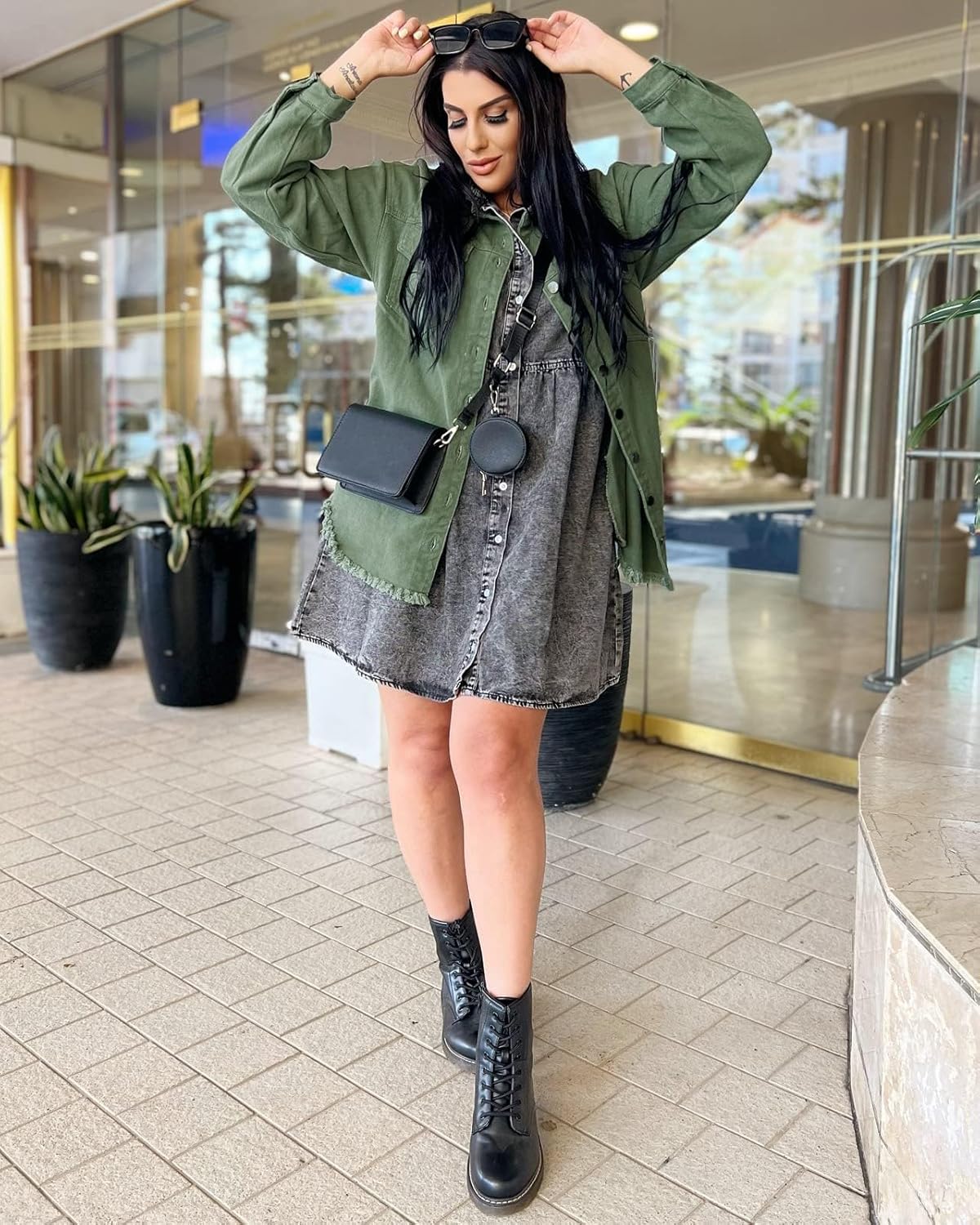 Vetinee Oversized Shacket 