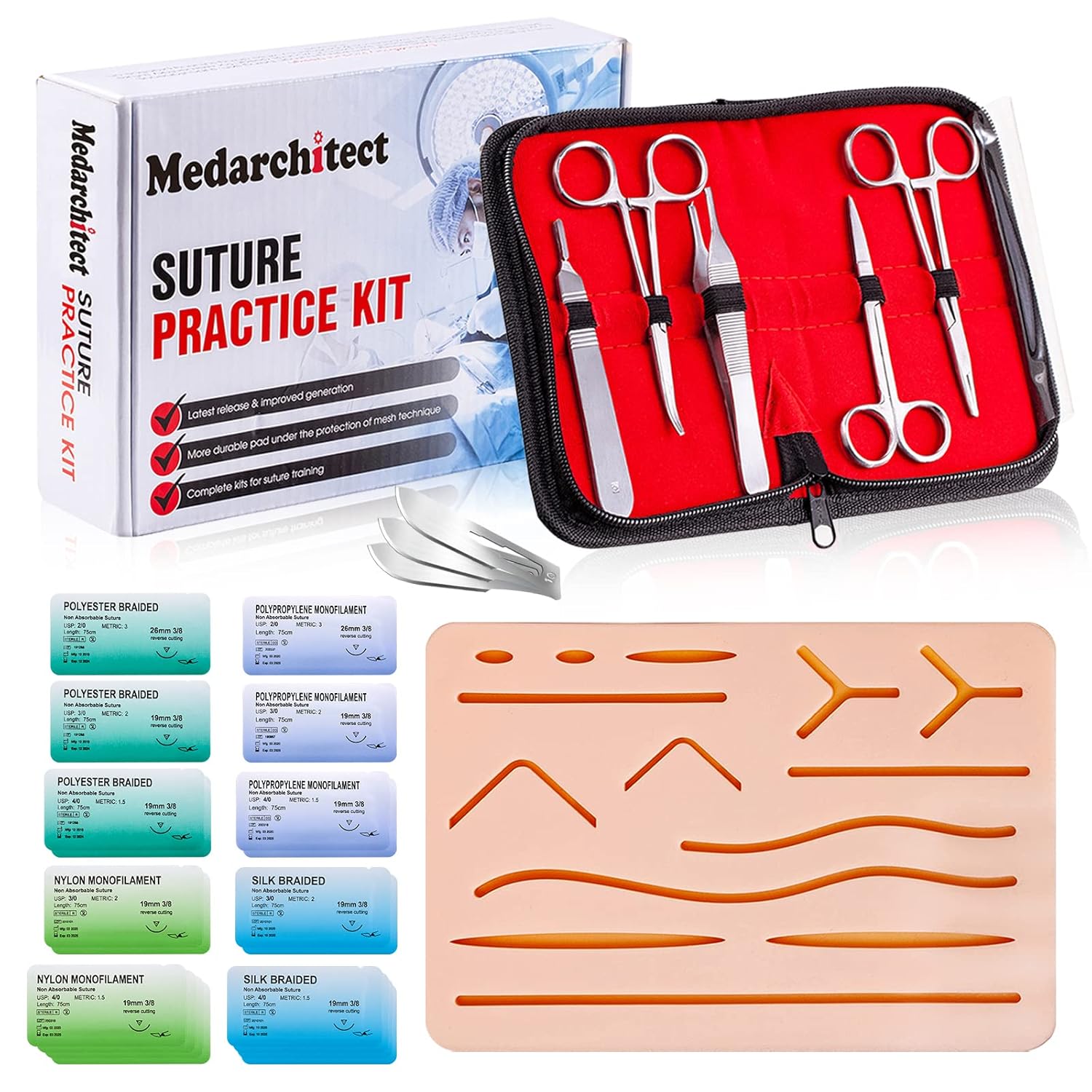 Suture Practice Kit for Medical Students