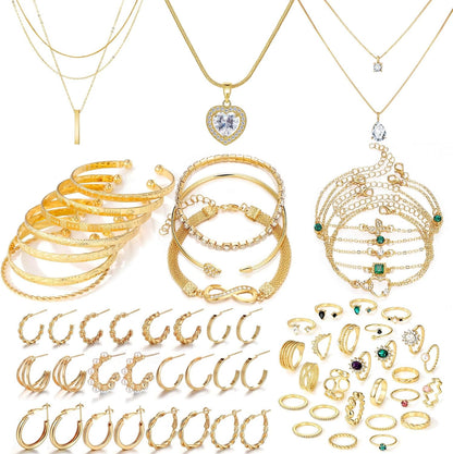  Gold Plated Jewelry Set 