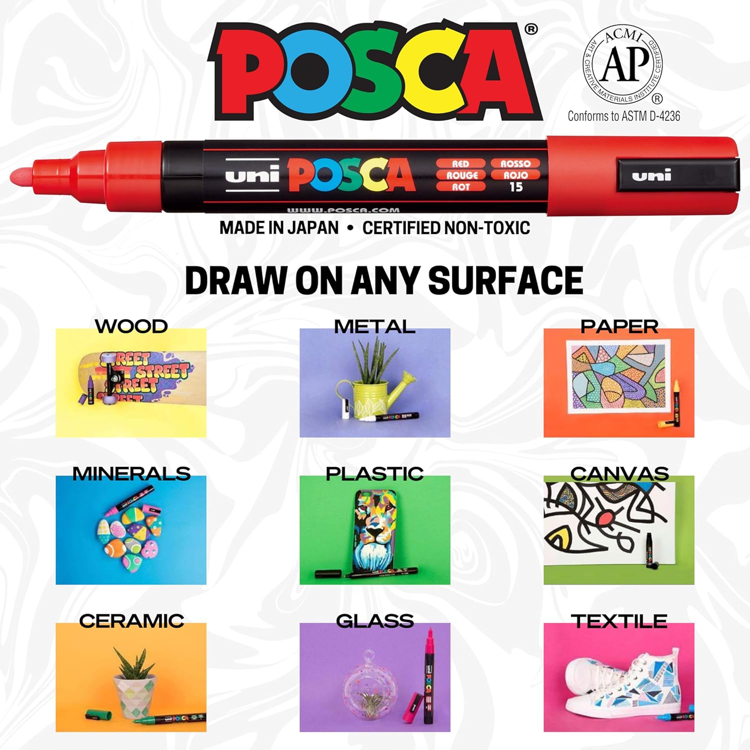 Uni POSCA paint markers 8 pack