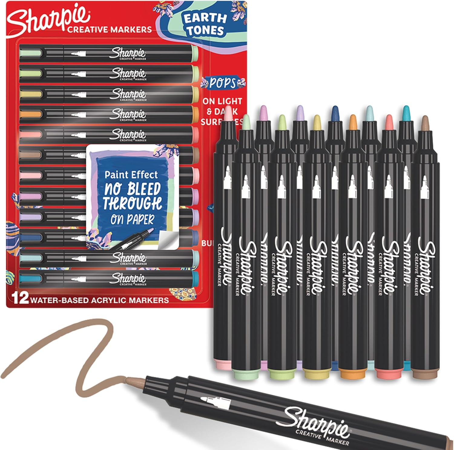 Water-Based Acrylic Markers