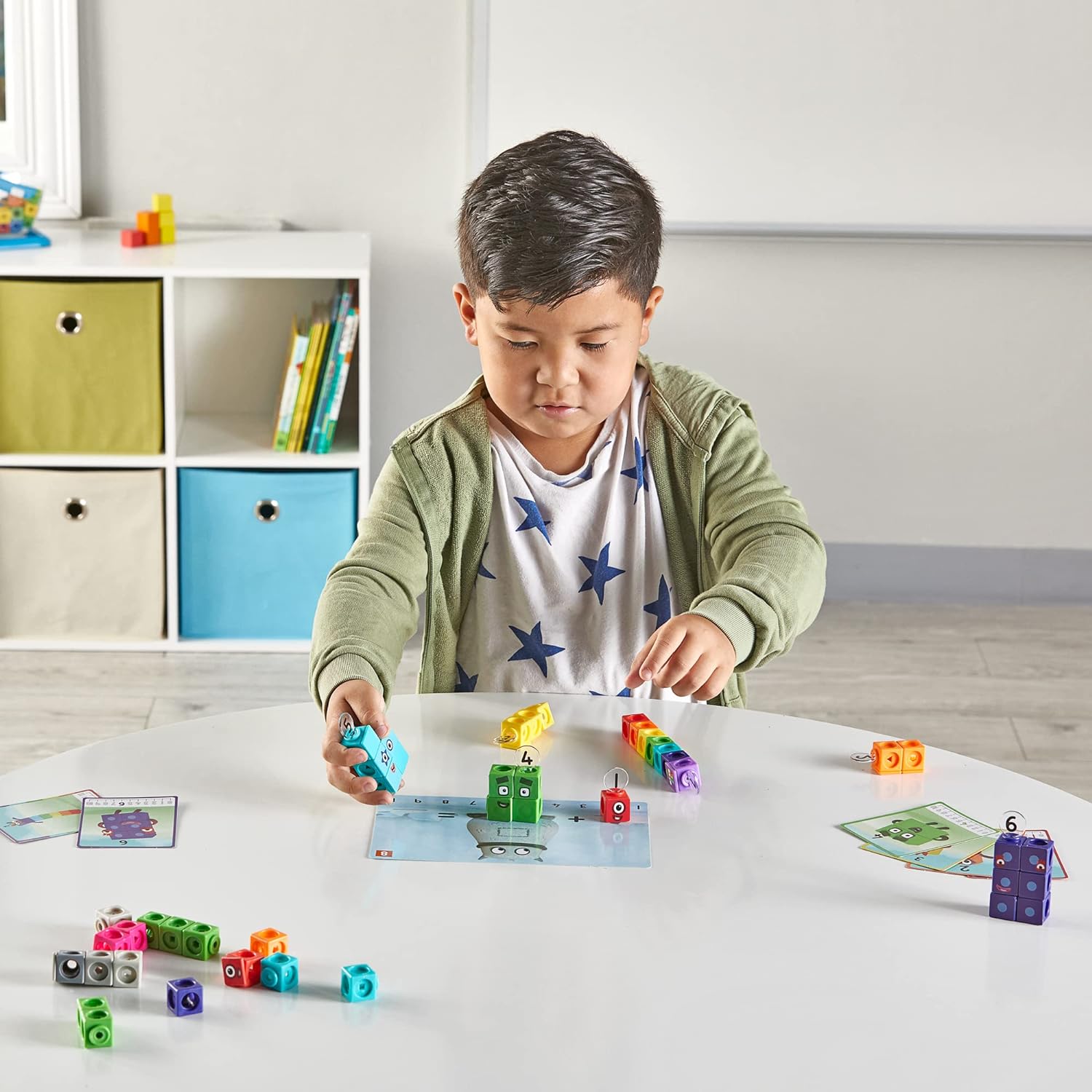 Hand2Mind MathLink Cubes Numberblocks Set - 30 Activities