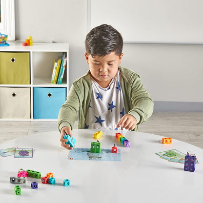 Hand2Mind MathLink Cubes Numberblocks Set - 30 Activities