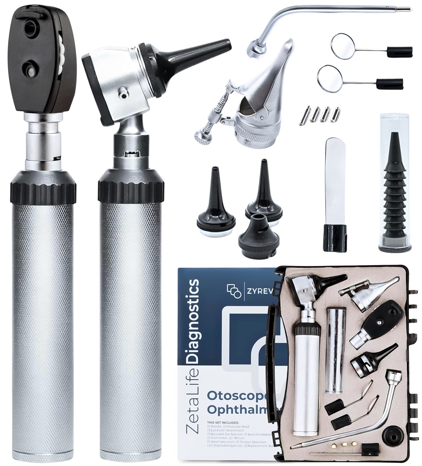 Zyrev Otoscope Ophthalmoscope Diagnostic Kit


