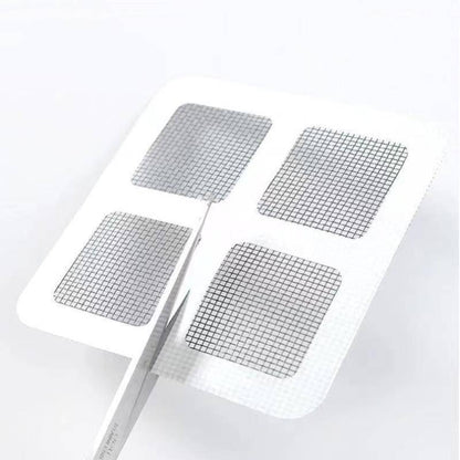 6-Pack Self-Adhesive Screen Patch Kit 4x4 Inches