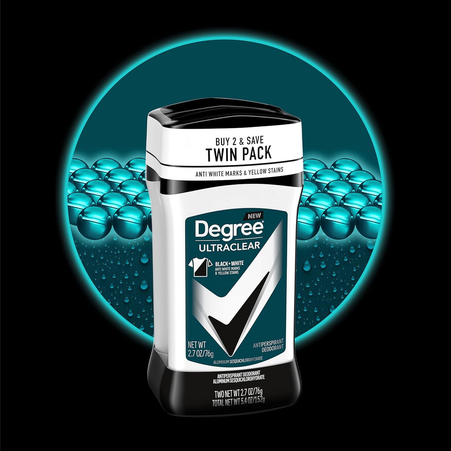 Degree Men Deodorant Black+White 