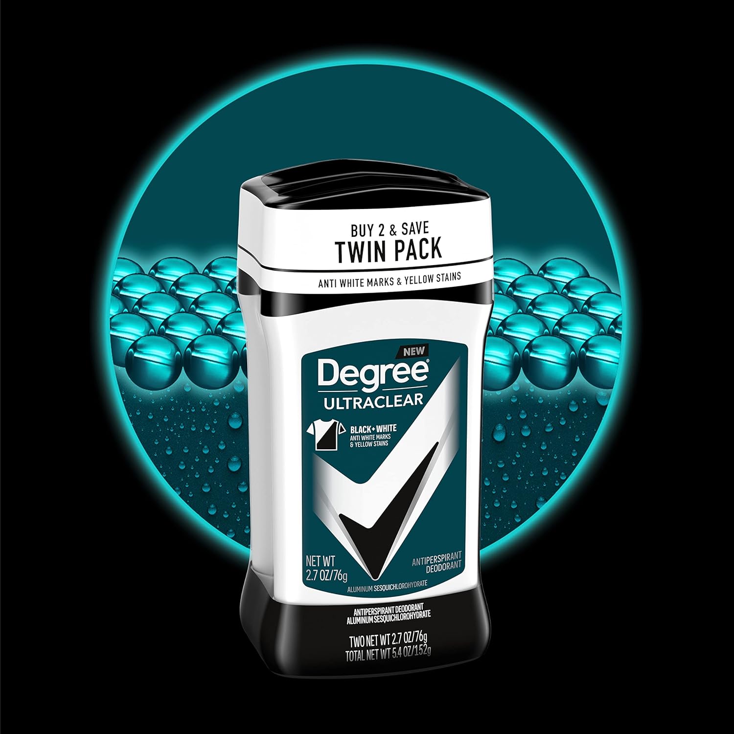 Degree Men Deodorant Black+White 