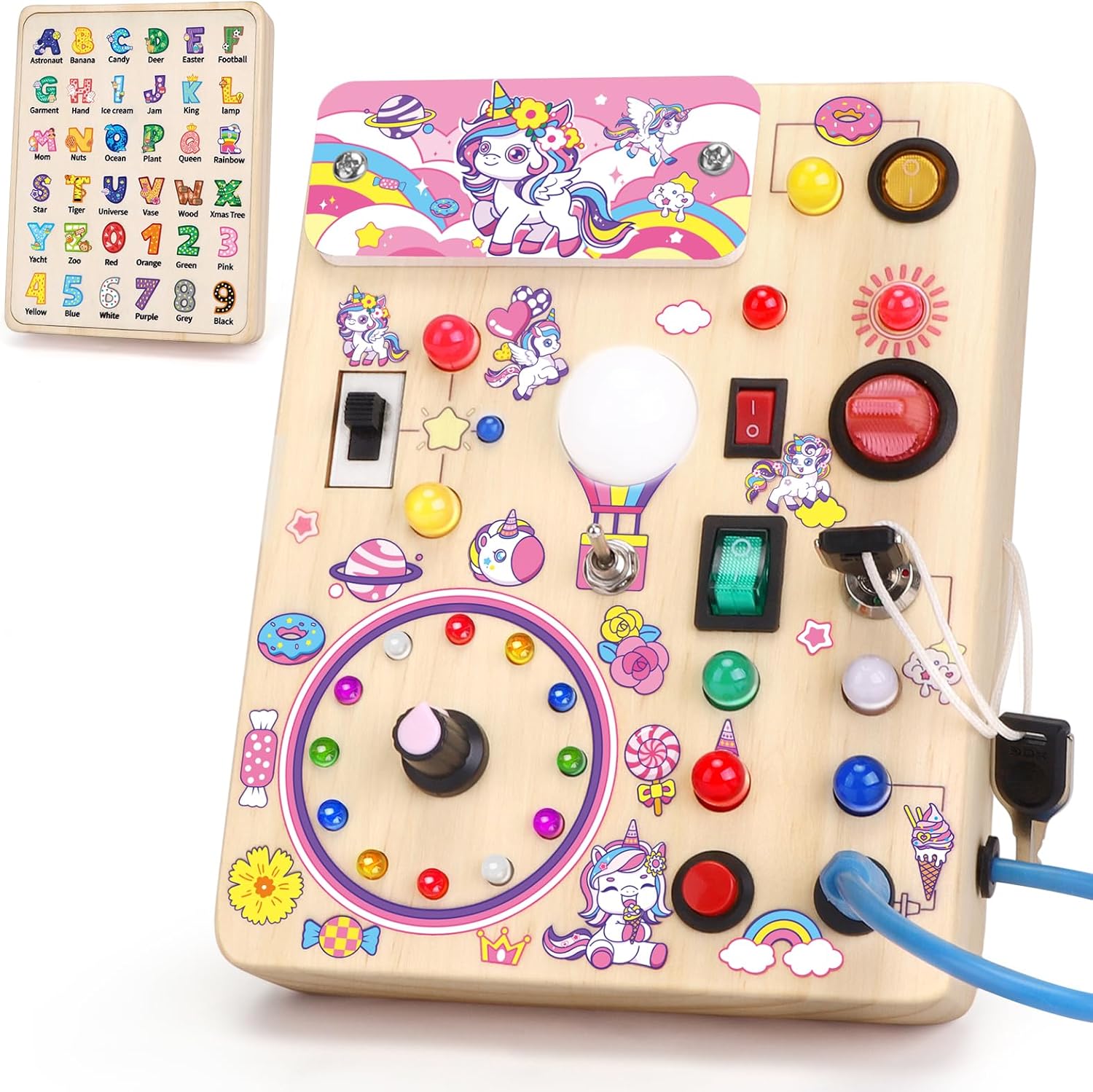 Busy Board Montessori Toy for Toddlers
