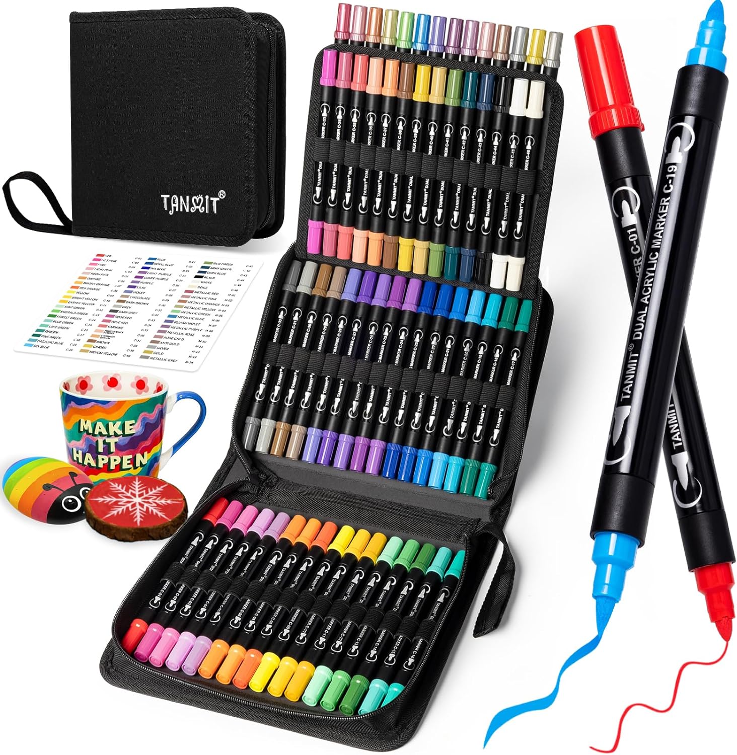 48 Colors Acrylic Paint Pens