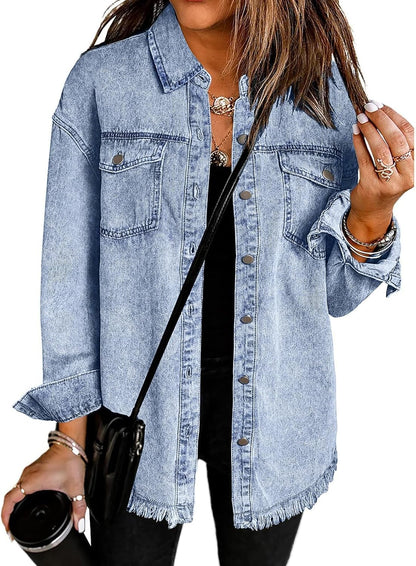 Vetinee Oversized Shacket 