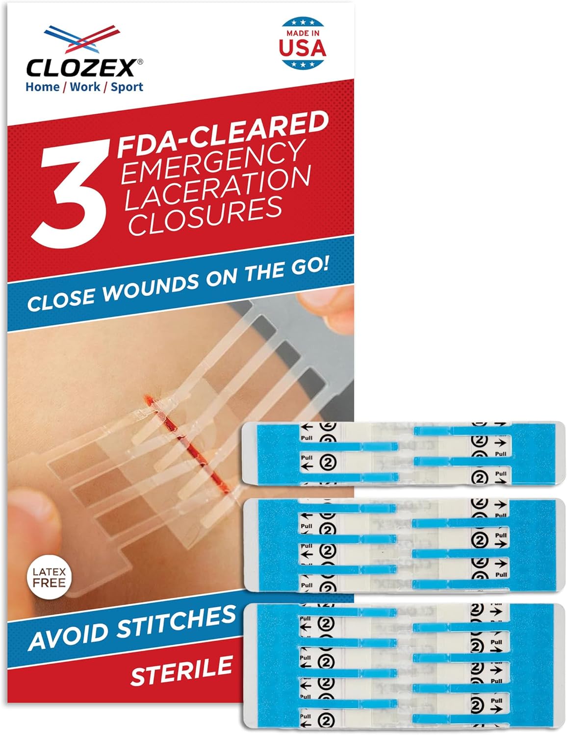  Emergency Laceration Closure Device