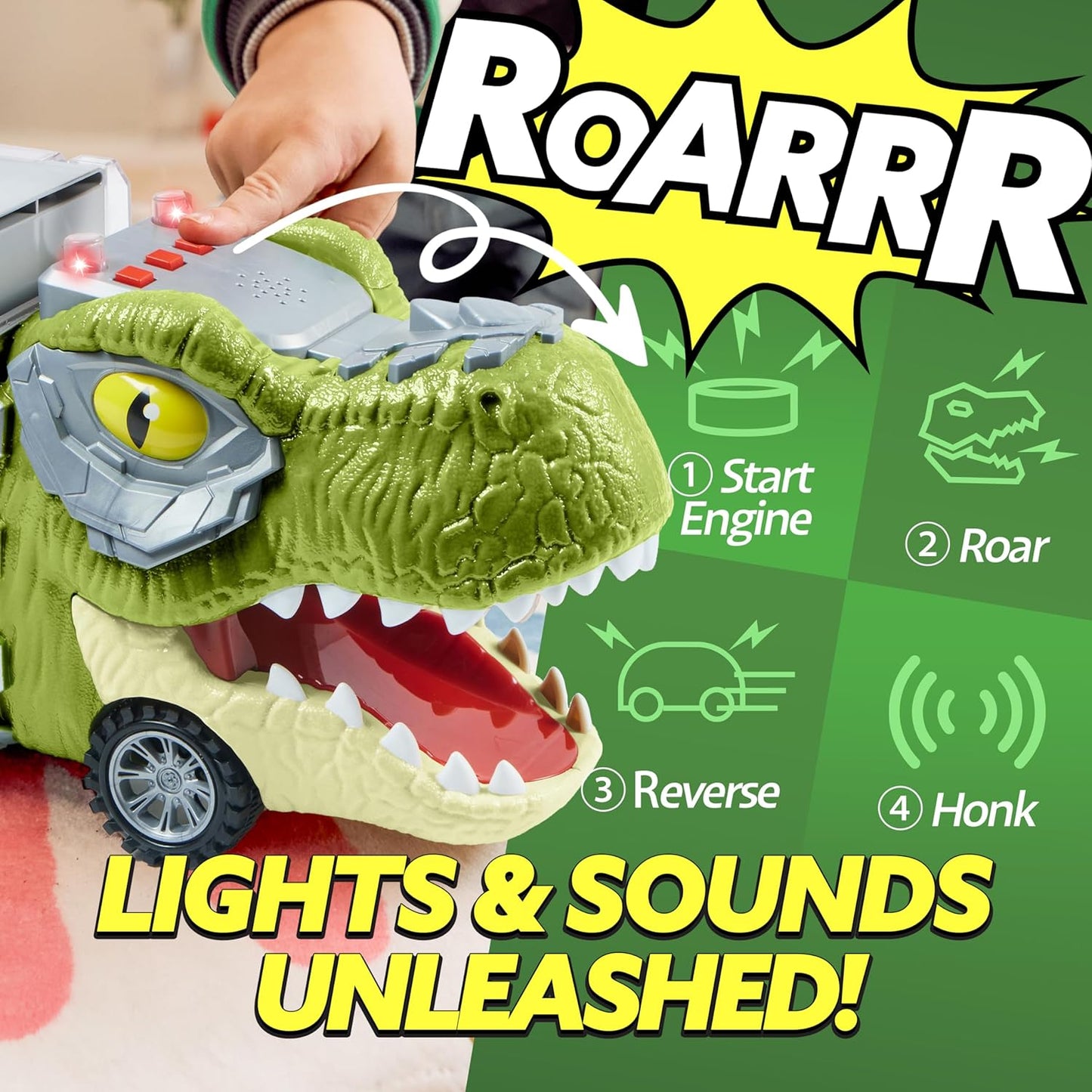 Dinosaur Transport Truck