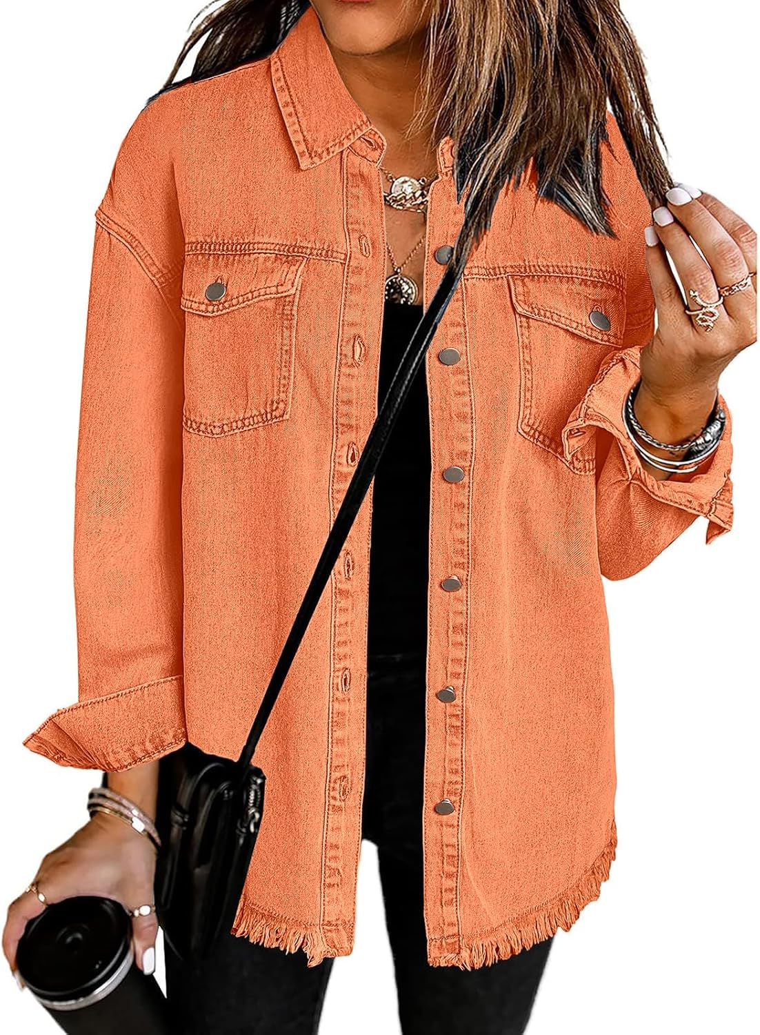 Vetinee Oversized Shacket 