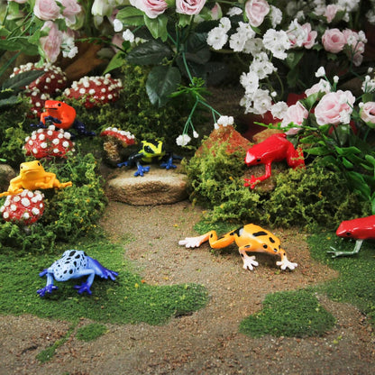 Safari Ltd. Poison Dart Frog Figurines - Realistic Dart Frog Toys
