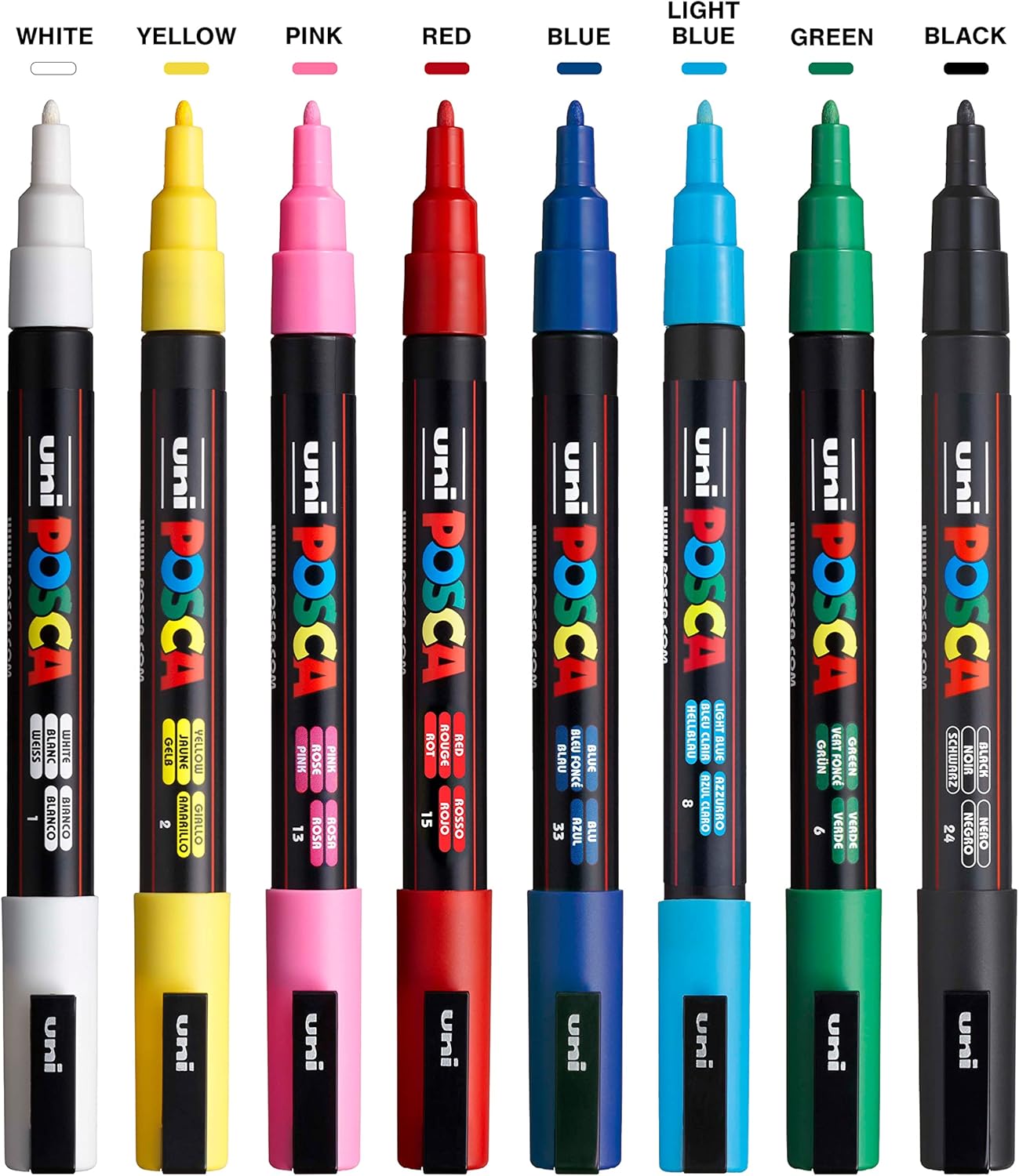 Uni POSCA paint markers 8 pack