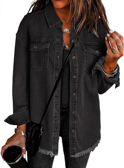 Vetinee Oversized Shacket 