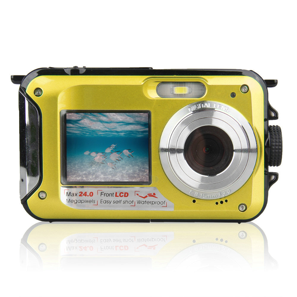 Dual-screen waterproof HD digital camera image 2