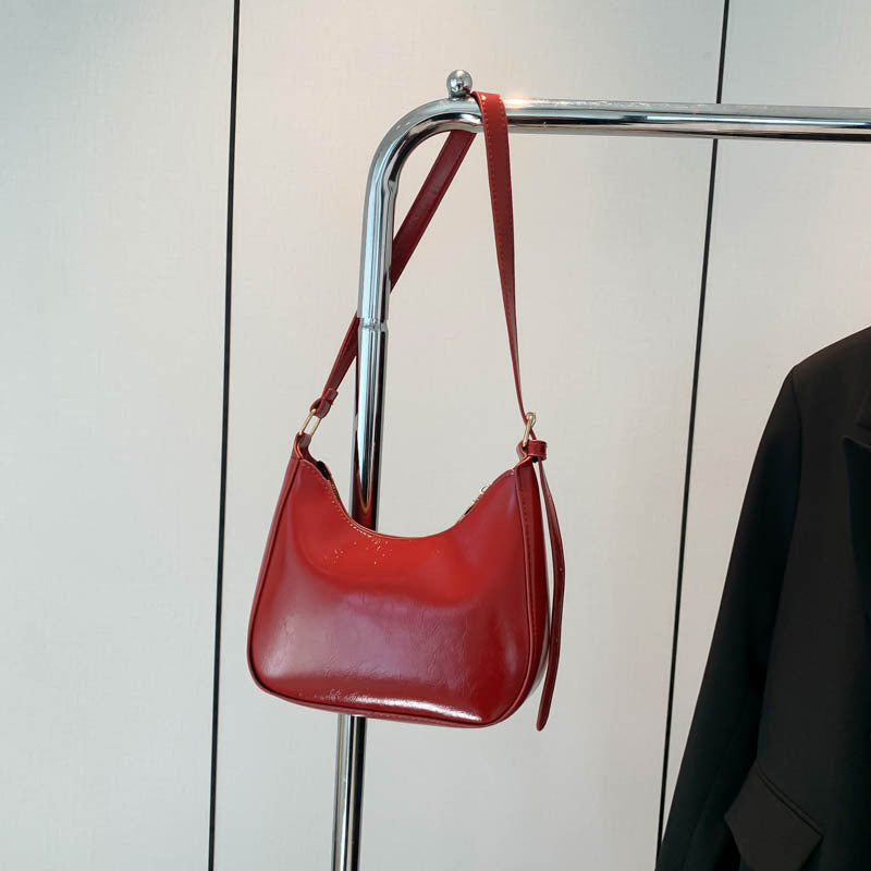 Women's Solid-Colored Vintage Fashion Hand Bag