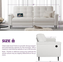  Faux Leather sofa