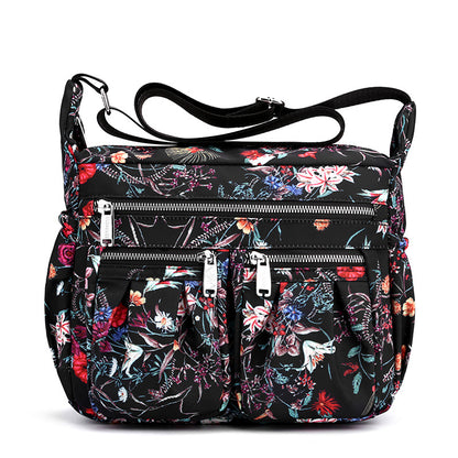 Large-capacity Multi-layer Shoulder Bag Nylon Crossbody Bag