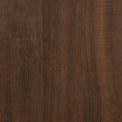 Bathroom Furniture Set Brown Oak Engineered Wood Standard