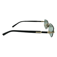 Ocean Turquoise Rimless Sunglasses for Men and Women