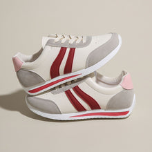 KayBee & Co Lace Up Contrast Round Toe Flats Sneakers