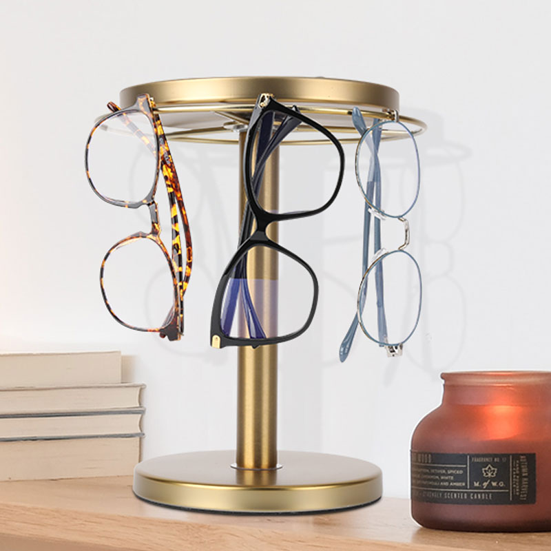 360 Rotating Sunglasses Storage Rack for Eyewear Organization
