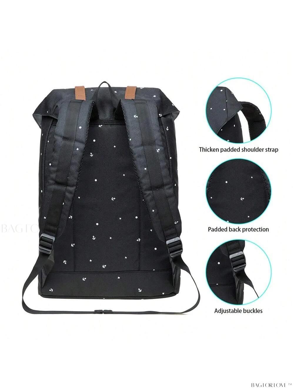 BagForLove - Retro Chic Women's Travel Backpack