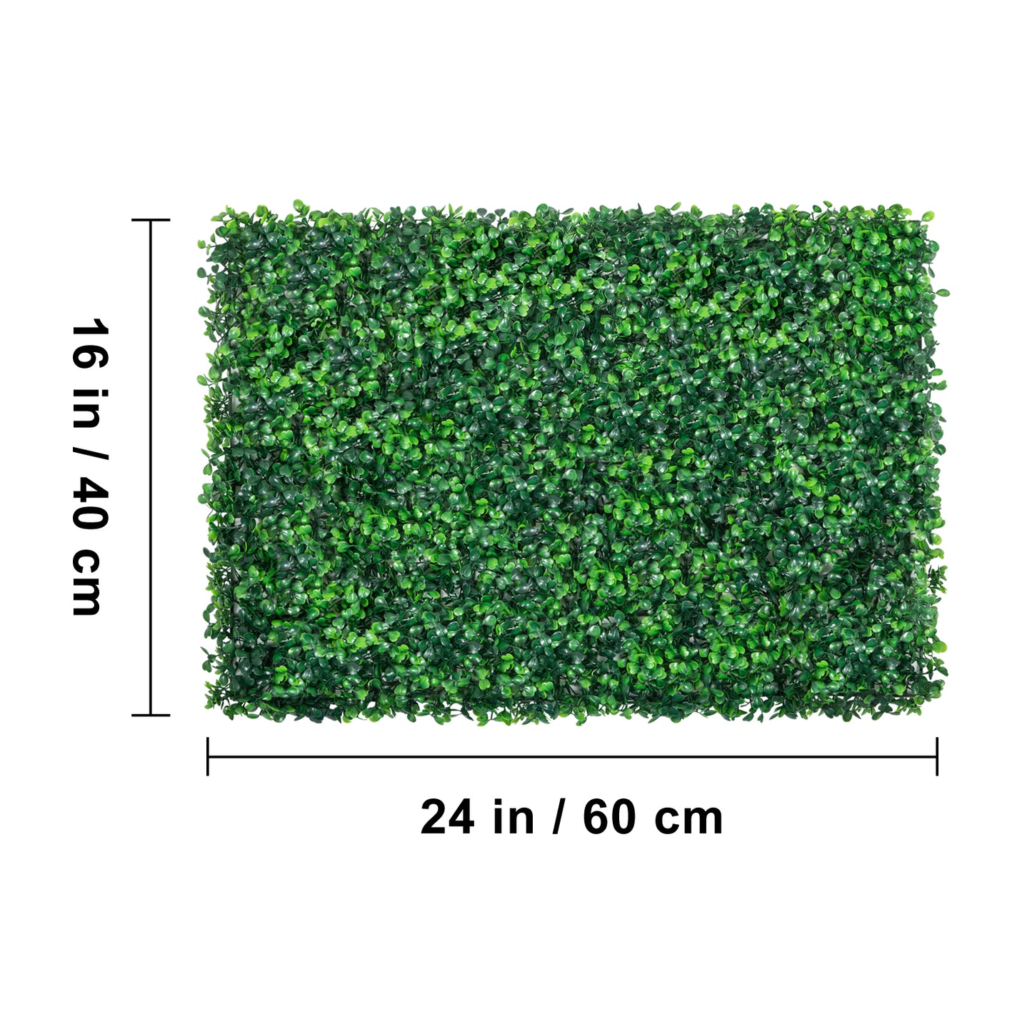 VEVOR 12PCS Grass Wall Panels For 32 SQ Feet, Boxwood Hedge Wall Panels, Artificial Grass Wall , Privacy Hedge Screen UV Protected For Outdoor Indoor Garden Fence Backyard
