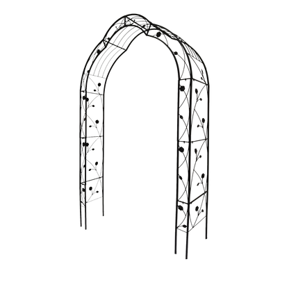 Metal Garden Arch Assemble Freely With 8 Styles Arbor Trellis Climbing Plants Outdoor