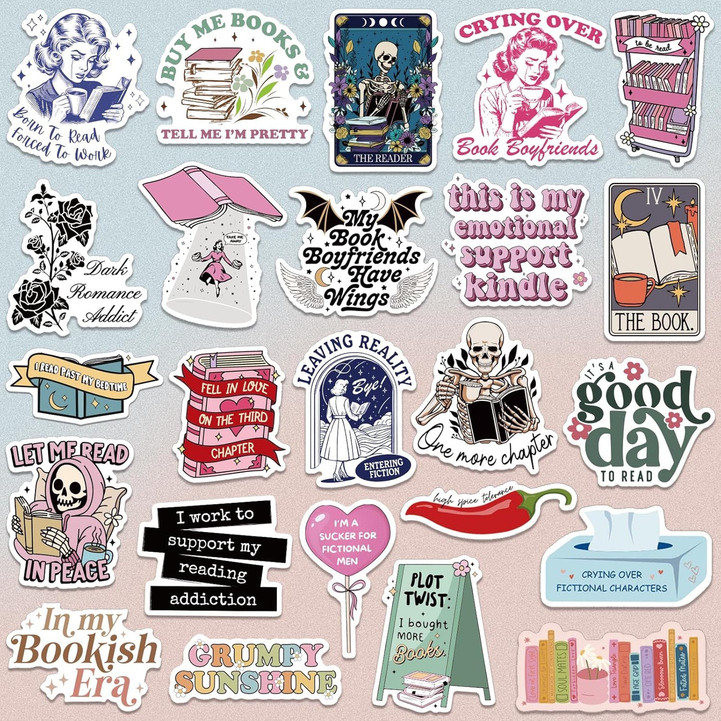 Romance Book Stickers
