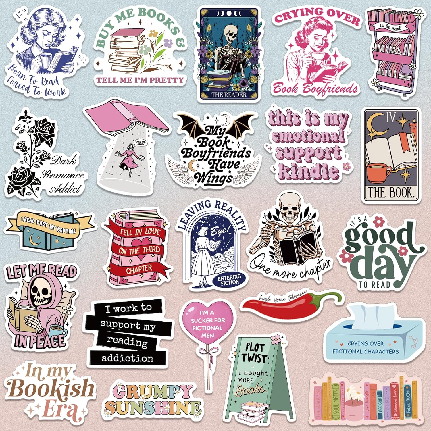 Romance Book Stickers