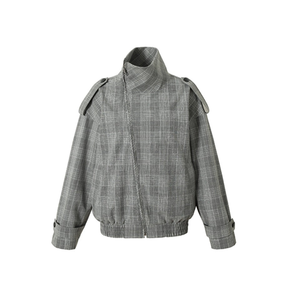 Houndstooth Jacket and Cropped Pants Set