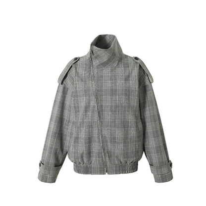 Houndstooth Jacket and Cropped Pants Set