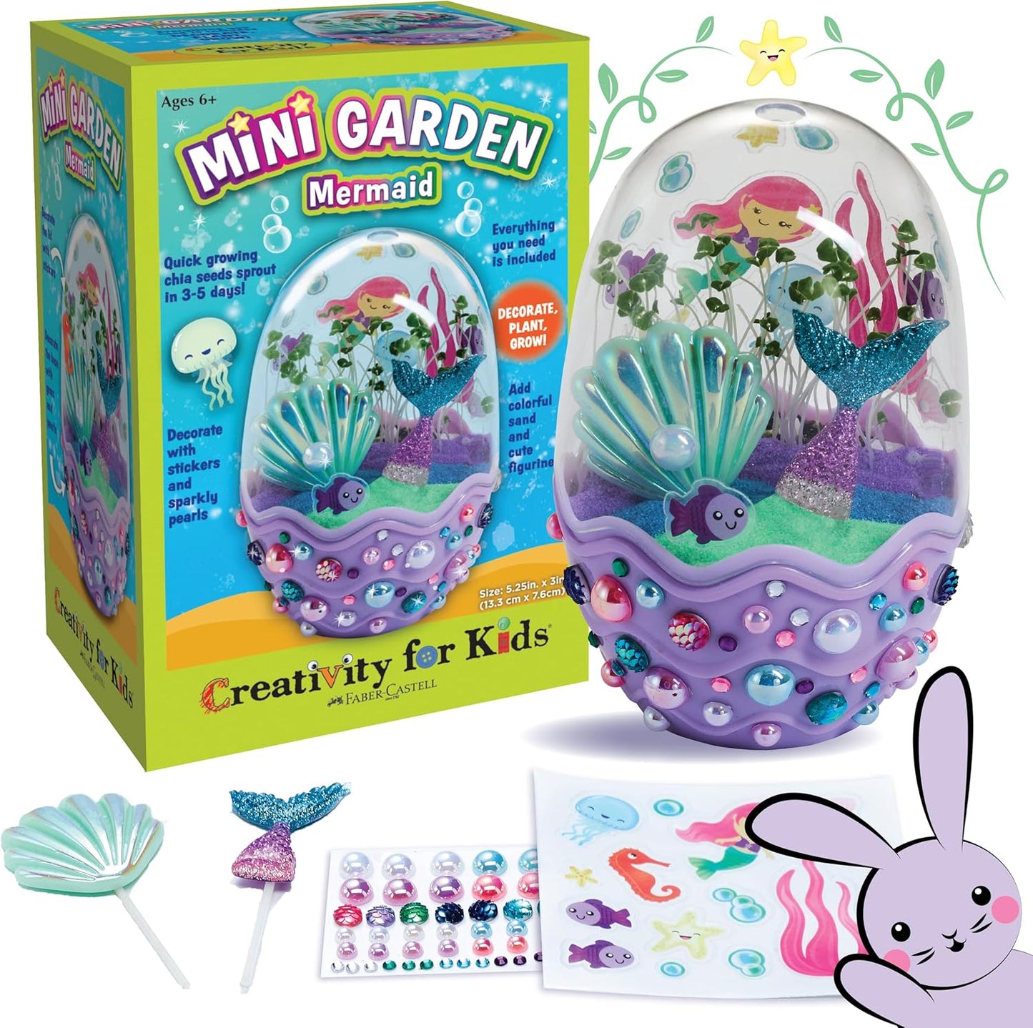 Mermaid Terrarium Kit for Girls