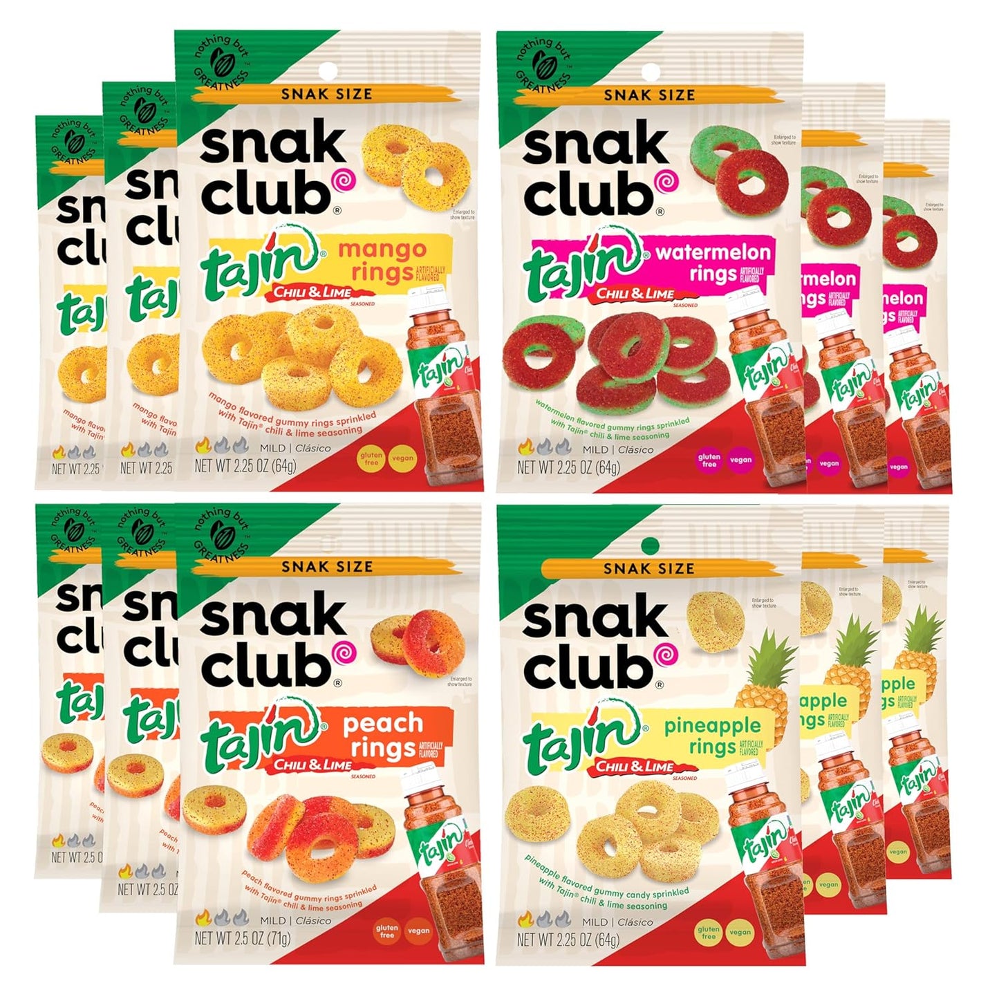 Snak Club Tajin Watermelon Rings 