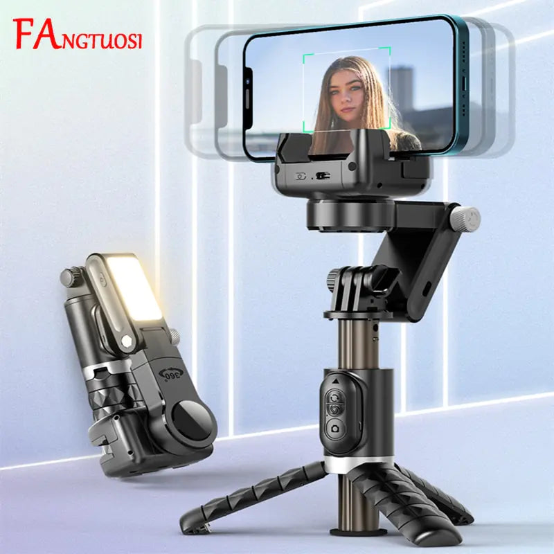 360 Rotation Following Shooting Mode Gimbal Stabilizer Selfie Stick