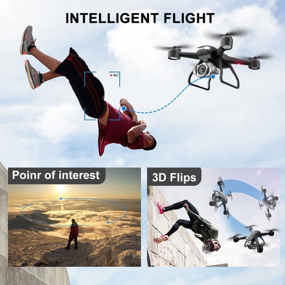 V14 Professional Drone 6K HD Dual Camera Wifi FPV Portable RC Quadcopter 2 BATTERY,Drones Suitable For Adults & Beginners.Logistics Is Randomly Sent By UPS,USPS,Self-pickup. image 2