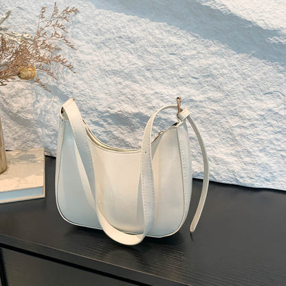 Women's Solid-Colored Vintage Fashion Hand Bag