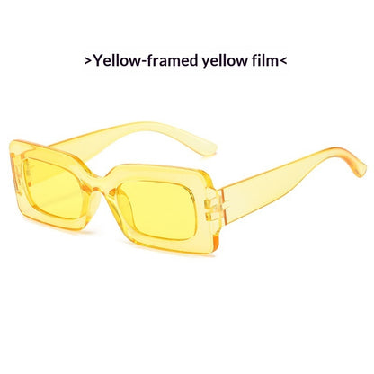 Retro Square Small-Frame Cross-Border Personalized Sunglasses